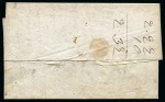 1837 (21.7) Folded entire from Syra to Alexandria with fine SYRA despatch cds, an early commercial letter