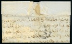 Stamp of Egypt » Greek Post Office » Alexandria 1854 (20.5) Entire folded letter from Alexandria to Syra
