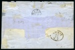 1866 (12.12) Cover from Alexandria to Liverpool, England,