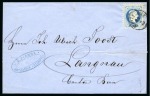Stamp of Egypt » Austrian Post Offices » Alexandria 1879 (31.3) Folded cover to Langnau, Switzerland, franked 1876 10 s. tied ALEXANDRIEN/31.3.79 thimble circular datestamp