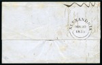 Stamp of Egypt » British Post Offices » Alexandria 1853 (19.3) Incoming letter from London to Alexandria