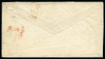 1873 (9.10) Letter from Alexandria to Baltimore, U.S.A, franked with Great Britain 10d plate 1, tied “B01”