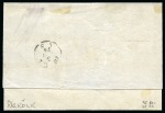 1874 (29.3) Folded entire letter from Alexandria to Florence, franked Italy ESTERO 40 c. tied with “234” in dots