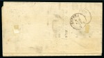 1877 (30.6) Folded printed matter to Ancona, franked Italy 1874 ESTERO 5c cancelled numeral “234” in dots