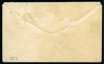 1878 (30.12) Small neat envelope bearing 1874 ESTERO 1c. olive-green pair tied by barred “234” cancellation