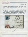Stamp of Egypt » Italian Post Offices » Mixed Frankings 1870 (30.12) Small neat envelope bearing Egypt 2nd Issue 10pa in combination with Italian 1867 20c
