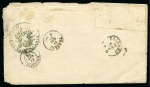 Stamp of Egypt » Italian Post Offices » Mixed Frankings 1874 Incoming stampless cover to the Italian Vice-Consul in Alexandria with Italian 60c postage due on arrival