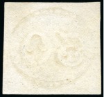 1843, 30r black, intermediate impression, unused without gum