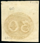 Stamp of Brazil » 1843 Bull's Eyes 1843, 30r black, early impression, 2nd composite plate, state B, position 3, a marvelous used example 