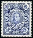 Stamp of South Africa » Union & Republic of South Africa 1910 Opening of Union Parliament 2 1/2d with "SPECIMEN" handstamp in large violet letters