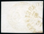 1843, 30r black, worn impression, a very attractive marginal used example