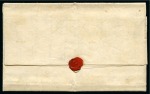 Stamp of Great Britain » 1840 1d Black and 1d Red plates 1a to 11 1840 1d Black pl.2 NL tied to 1840 (Jun 15) wrapper from Chichester to Horsham (Sussex) by crisp Maltese Cross in distinctive deep red