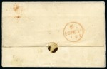 Stamp of Great Britain » 1840 1d Black and 1d Red plates 1a to 11 1840 1d Black pl.2 DJ, tied to 1841 (Feb) wrapper from Wrentham (Suffolk) to Burnley by deep red-brown Maltese Cross