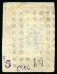 1857 10k Brown & Blue with good even margins, dotted rectangular cancel "436" of Dukhovchina