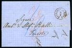 Cyprus 1871 (9 Sep) entire letter with very fine LARNACCA DI CIPRO