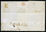 Stamp of Jamaica Jamaica 1859 (Ju 30) large part outer wrapper from Morant Bay to Kingston, ex Barclays and McDowell correspondence,  
