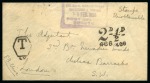 Stamp of Nigeria » Niger Coast Protectorate Niger Comp Territory 1898 (9 FEB) stampless cover to Chelsea Barracks London