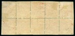 Stamp of Samoa SAMOA 1877-80 EXPRESS 3d vermilion 3rd state perf 12 complete sheet of 10 (5x2)
