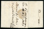 1773 (May 23) Entire to Belgium with superb "ST. PETERSBOVRG" hs