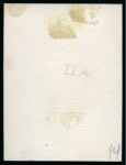 Stamp of Russia » The "Nikolai" Collection of Romanov Essays and Proofs 1913 Romanov Tercentenary 5 Ruble frame only, state 2A with portrait lightly etched, die proof in red-brown on card