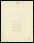 Stamp of Russia » The "Nikolai" Collection of Romanov Essays and Proofs 1913 Romanov Tercentenary 5 Ruble, state 13 complete die proof in brown on wove paper with pen marks by the engraver