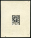 Stamp of Russia » The "Nikolai" Collection of Romanov Essays and Proofs 1913 Romanov Tercentenary 5 Ruble, state 17 complete die proof in black on wove paper