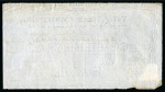 REVENUES: 1875 Mauritius Commercial Bank exchange note with 4d Bill Stamp