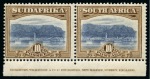 1927-30 2d to 10s mint hr se-tenant lower marginal pairs with Bradbury Wilkinson printer's imprint