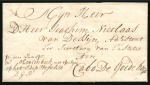 Stamp of South Africa » Cape of Good Hope 1732ca. Wrapper to the Cape of Good Hope carried by East India Ship "Hofvlied"