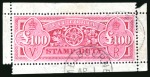 1900 £100 pink-red, used