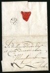Stamp of Ireland 1732 (Oct 18) Entire from Dublin to Castle Durrow near Maryborough with "OC / 19" small Dublin bishop mark
