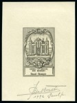 Stamp of Belgium » General issues from 1894 onwards 1952 Congrès de l'UPU, série complète des douze épreuves des coins