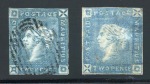 Stamp of Mauritius » 1859 Lapirot Issue » Early Impressions (SG 36-37) 1859 Lapirot 2d. blue, position 9, used