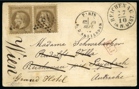 AUTRICHE - Carte postale pour Reichenau affranchissement