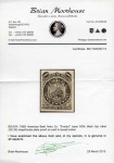 1868-69 Coat of Arms "Nine Stars" and "Eleven Stars" plate proofs