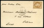 Stamp of France » Guerre de 1870-1871 Le Godefroy Cavaignac - Zone occupée, Carte postale