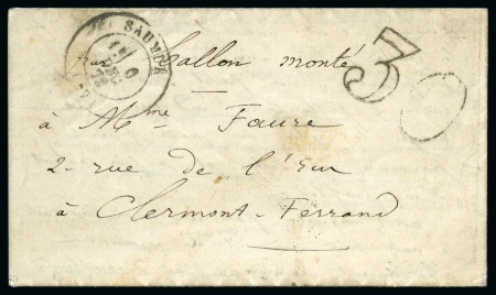 Stamp of France » Guerre de 1870-1871 L'Armée de Bretagne - Pli confié avec mention manuscrite