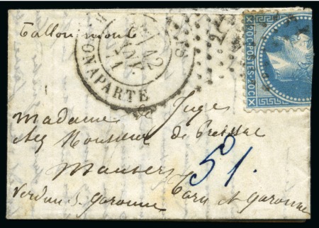 Stamp of France » Guerre de 1870-1871 Le Général Faidherbe - Lettre de très petit format