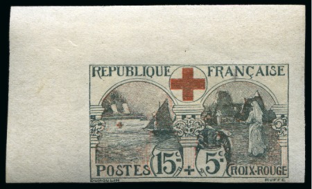 Stamp of France » Émissions à partir de 1900 1918, Y&T n°156a **, Infirmière, Au profit de la