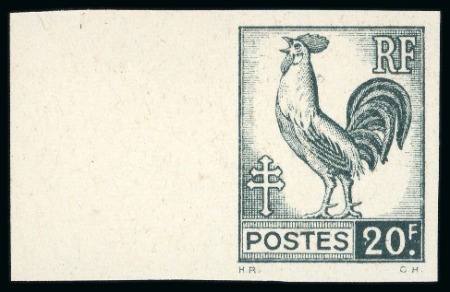 1944, Y&T 630/648 **, série Coq et Marianne d'Alger,