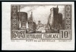 1929-31, La Rochelle brun-noir non dentelé * légère
