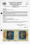 Stamp of Great Britain » The "Quercus" Collection » 1840 2d Blue 1840 2d Blue pl.1 LF blue and pl.1 TG pale blue on 1840 (Aug 4) lettersheet to Bewdley each tied by neat red Maltese Crosses