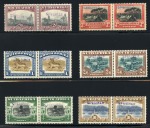 Stamp of South Africa » Union & Republic of South Africa 1927-30 2d to 10s with SPECIMEN hs (missing 4d) in