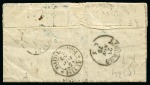 Stamp of France » Guerre de 1870-1871 TUNISIE - Lettre avec mention manuscrite pour Tunis