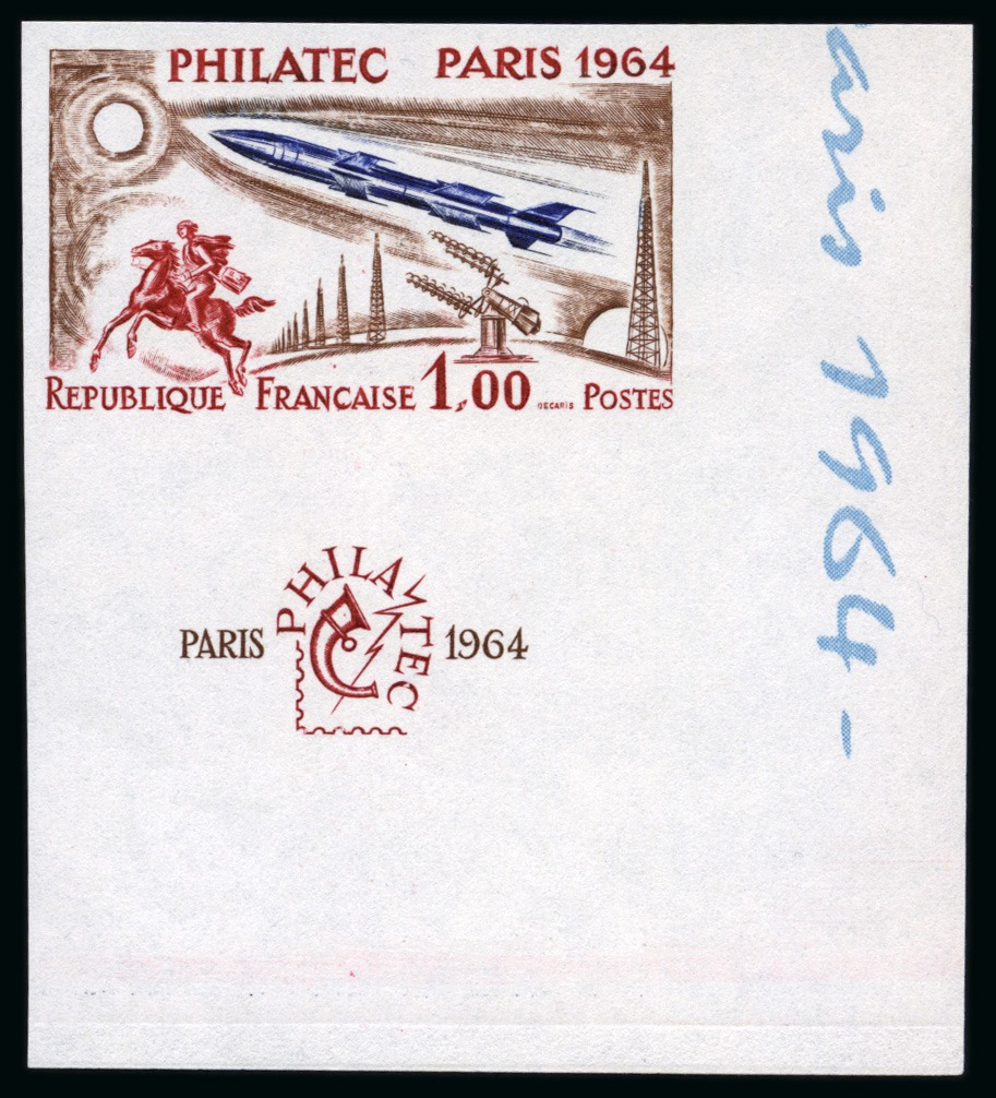 Lot 50502 - 1940-1969, Collection de timbres non dentelés ...