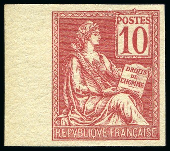 1900-01, Y&T n°116a, 10 centimes rouge Type Mouchon,