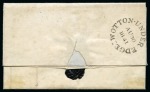 1841 (Aug 8) Entire from with 1841 1d red pl.11 GE tied by clear Wotton-under-Edge distinctive Maltese Cross