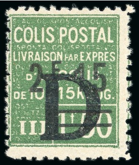 1938, Colis Postaux Y&T n°139 *, TB, cote 550€,