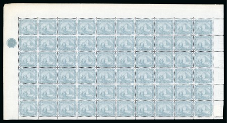 Stamp of Egypt » 1879 De La Rue 1879 De La Rue 10pa grey, mint and mint nh complete sheet of sixty with plate no.1