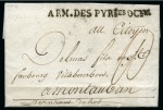 Stamp of France 1795, Lettre datée du 21 juillet de Bayonne pour Montauban